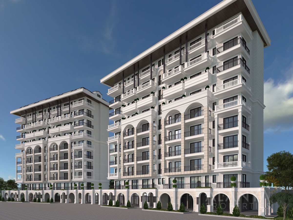 Modern new build apartments for sale in Alanya City Centre Properties