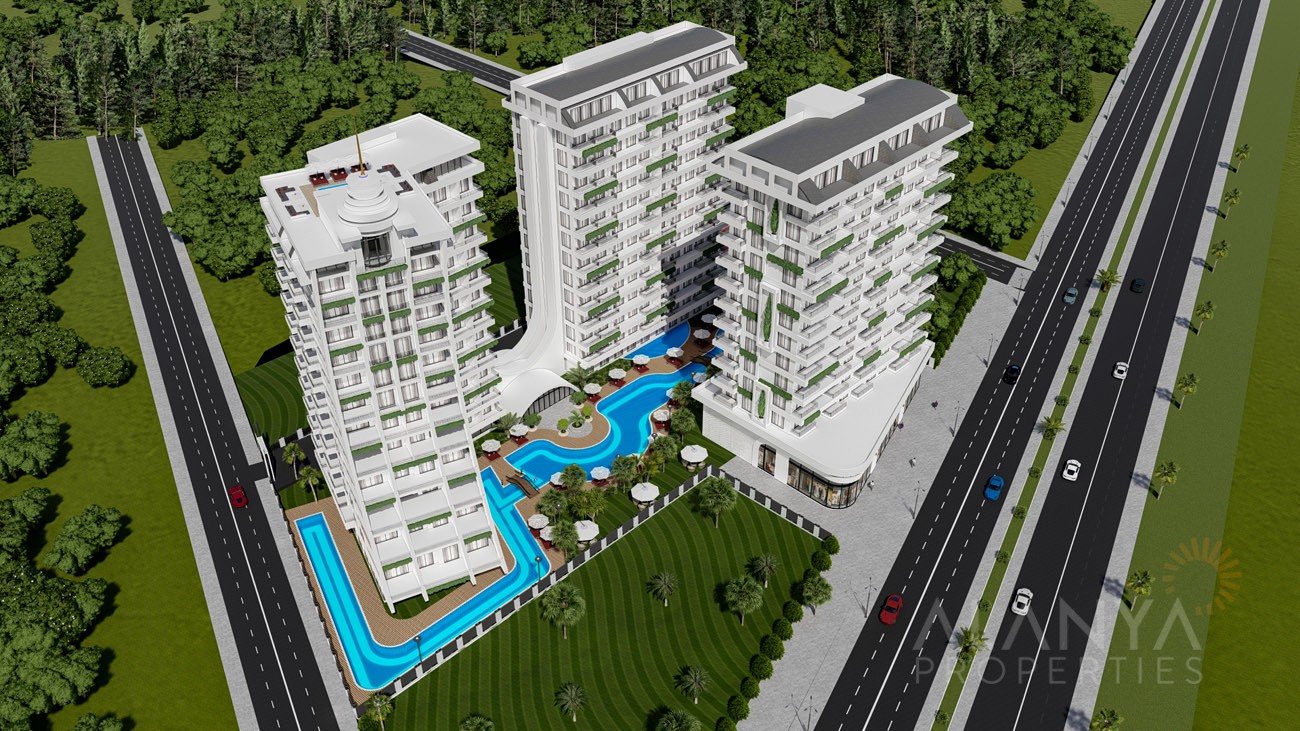 Appartementen in Nieuw Project in Mahmutlar / Alanya