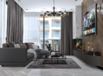luxury apartments 300 m from the beach for sale in Tosmur (11)