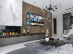luxury apartments 300 m from the beach for sale in Tosmur (14)