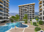 luxury apartments 300 m from the beach for sale in Tosmur (23)