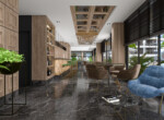 luxury apartments 300 m from the beach for sale in Tosmur (54)