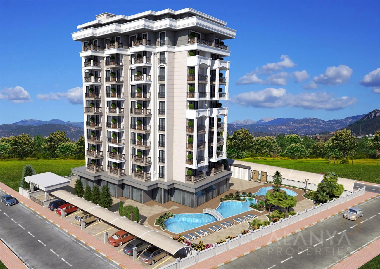 New build apartments in Oba Alanya Properties in Alanya.