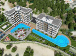 new build apartments with sea views for sale in Alanya Turkey (6)