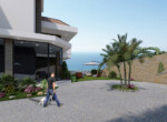 Luxury apartment overlooking Alanya with sea views for sale! (14)