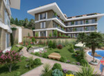 Luxury apartment overlooking Alanya with sea views for sale! (4)