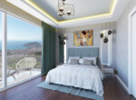 Luxury apartment overlooking Alanya with sea views for sale! (4)