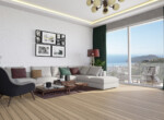 Luxury apartment overlooking Alanya with sea views for sale! (4)