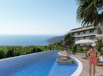 Luxury apartment overlooking Alanya with sea views for sale! (9)
