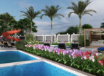 NEW BUILD APARTMENTS 1.5 KM FROM THE BEACH IN OBA ALANYA