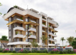 NEW BUİLD APARTMENTS 1.5 KM FROM THE BEACH IN OBA ALANYA (5)
