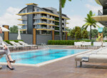 apartments for sale 200 m from the beach in Kargicak Alanya (13)