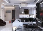 new build apartments 300 m from the beach in Oba Alanya (3)