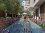 new build apartments 300 m from the beach in Oba Alanya (4)