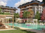 Exclusive luxury apartments in Oba Alanya, a short walk from local amenities and with750 m from the golden sandy beach (10)