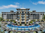 Luxury modern apartments in Kestel Alanya, with beautiful views of the Mediterranean Sea, the Taurus Mountains and the Historic Alanya castle (10)