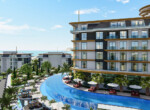 Luxury modern apartments in Kestel Alanya, with beautiful views of the Mediterranean Sea, the Taurus Mountains and the Historic Alanya castle (16)