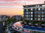 Luxury modern apartments in Kestel Alanya, with beautiful views of the Mediterranean Sea, the Taurus Mountains and the Historic Alanya castle (17)