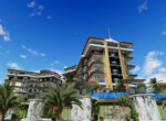 Luxury modern apartments in Kestel Alanya, with beautiful views of the Mediterranean Sea, the Taurus Mountains and the Historic Alanya castle (3)
