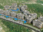 Luxury modern apartments in Kestel Alanya, with beautiful views of the Mediterranean Sea, the Taurus Mountains and the Historic Alanya castle (4)