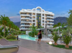 Luxury sea front apartments in Kestel Alanya, within walking distance of local amenities (12)