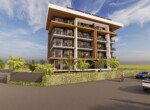 Luxury apartments 280 m from the beach in Oba Alanya, one of the most popular  residential areas of Alanya (7)