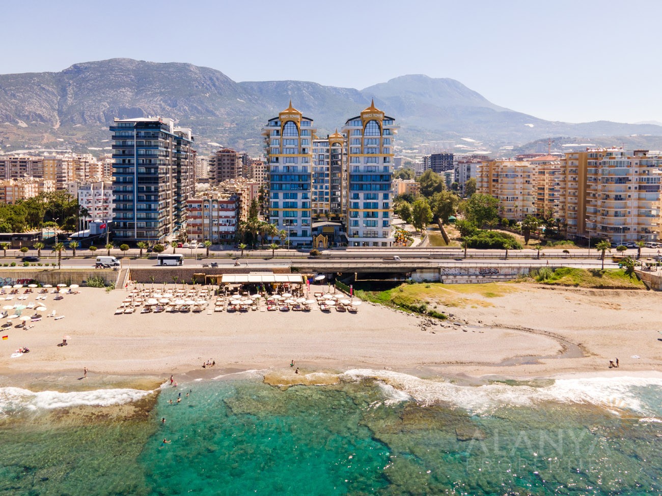 Luxury 2bedroom sea view Apartment in Mahmutlar Alanya Properties in