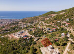 Land with beautiful sea views for sale in Tepe Alanya (5)