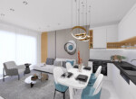 Discover modern new-build apartments in Tosmur Alanya, situated just 900 metres from the golden sandy beach and a short stroll from Tosmur town centr (14)