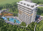 Discover modern new-build apartments in Tosmur Alanya, situated just 900 metres from the golden sandy beach and a short stroll from Tosmur town centr (8)