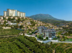 Luxurious New Build Apartments for Sale in the Prestigious Gold City Complex Kargicak Alanya (15)