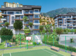 Luxurious New Build Apartments for Sale in the Prestigious Gold City Complex Kargicak Alanya (7)